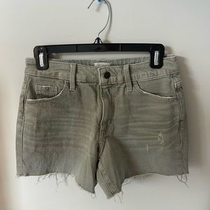 Grey Jean Shorts